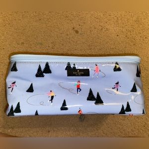 Kate Spade 2 piece makeup bag
